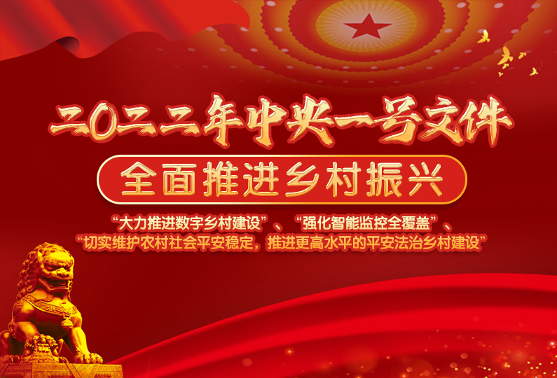 2022年中央一號(hào)文件發(fā)布，智慧安防產(chǎn)業(yè)有哪些“大錢(qián)景”？